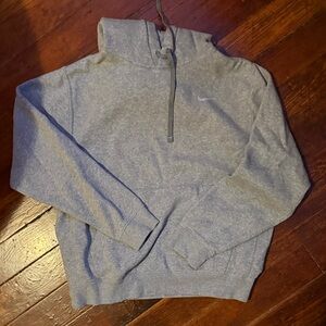 Nike Gray Zip-Up Men's Sweater